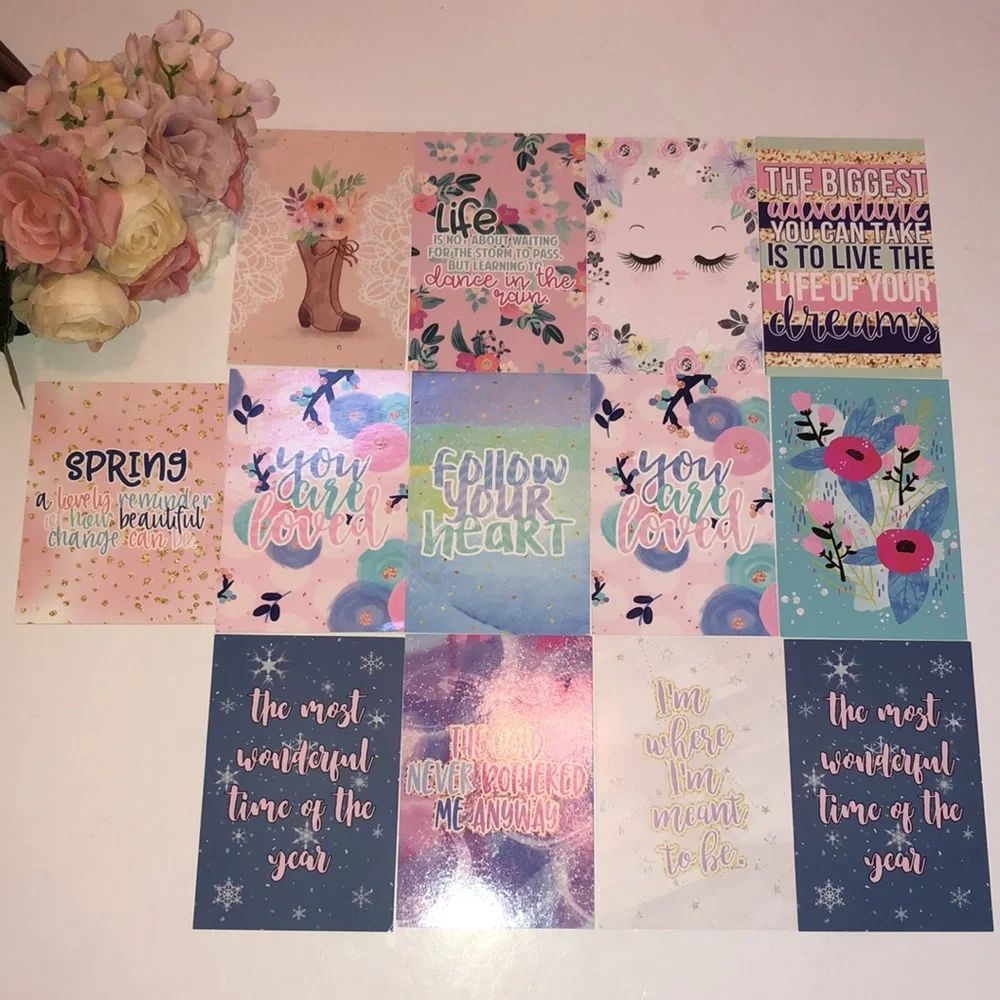JESSICA HARTS PLANNER CARDS Jessica Hearts paper cards Planning Papers